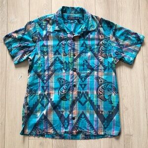 Polo Ralph Lauren Hawaiian Wooden Button Shirt